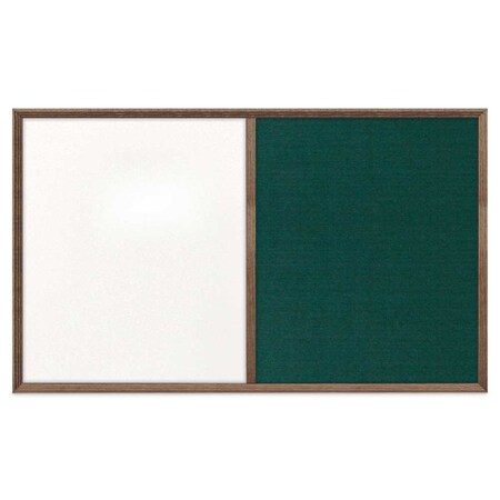 United Visual Products Slim Style Indoor Enclosed Corkboard, 12 UV500SCH-BLACK-APRICOT